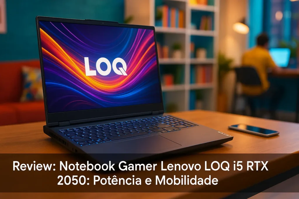 Notebook Gamer Lenovo LOQ i5 RTX 2050: Potência e Mobilidade
