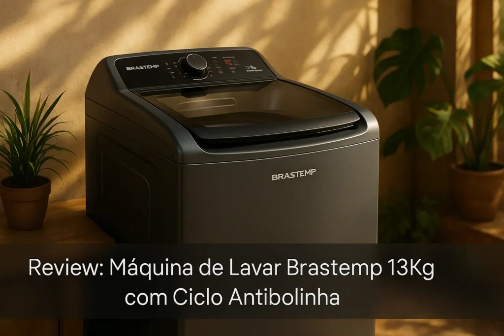 Máquina de Lavar Brastemp 13Kg com Ciclo Antibolinha