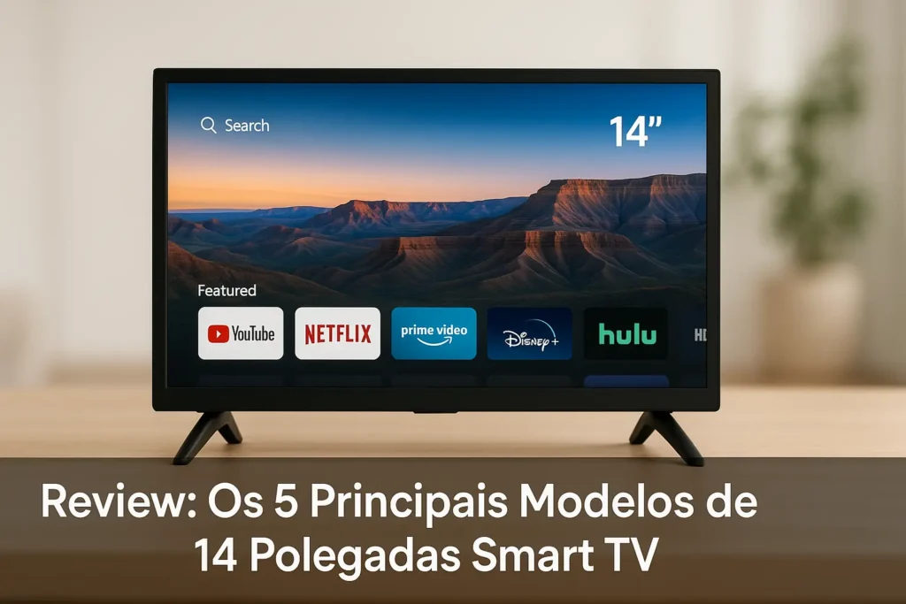 Os 5 Principais Modelos de TV de 14 polegadas smart