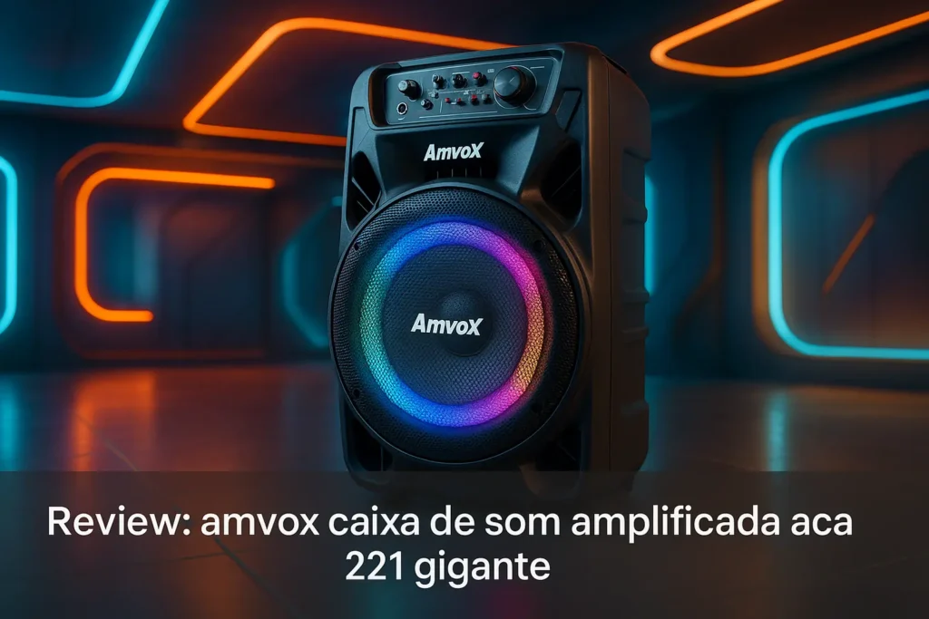 As 5 Melhores Opções de amvox caixa de som amplificada aca 221 gigante