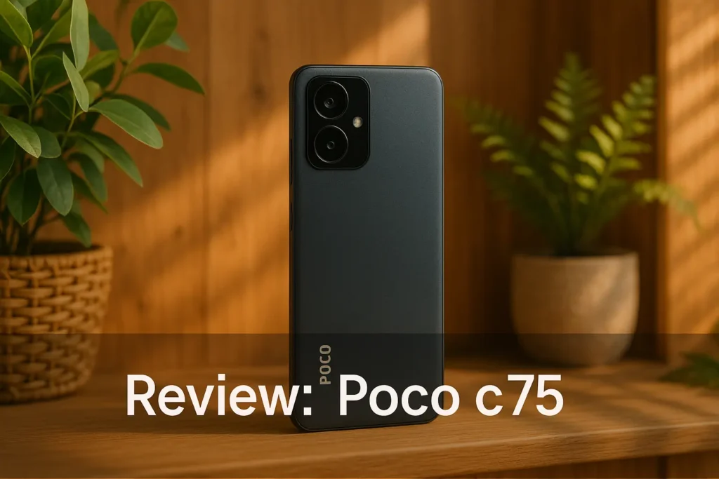 Review Poco C75 O smartphone que surpreende