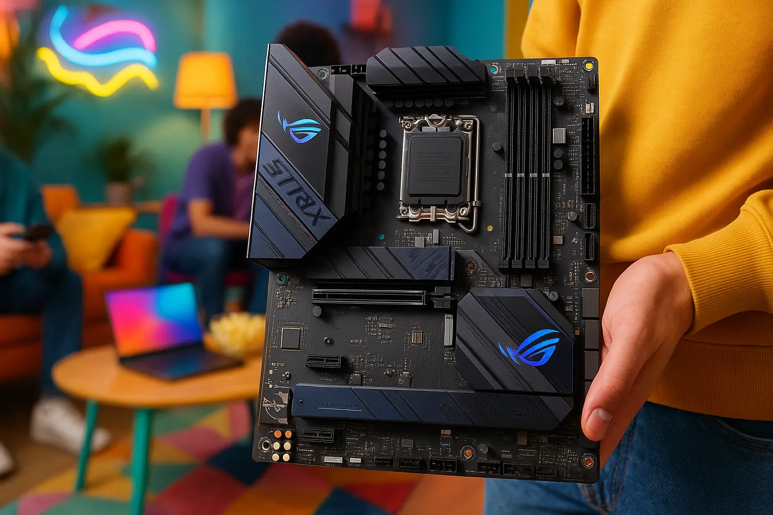 ASUS ROG Strix B850-F: potência e conectividade