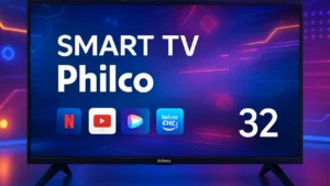 Smart TV Philco 32”: som potente e apps ágeis