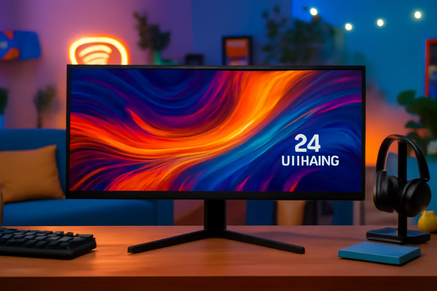 Monitor Concórdia Gamer Curvo Ultrawide UZ340 34": Alta performance visual