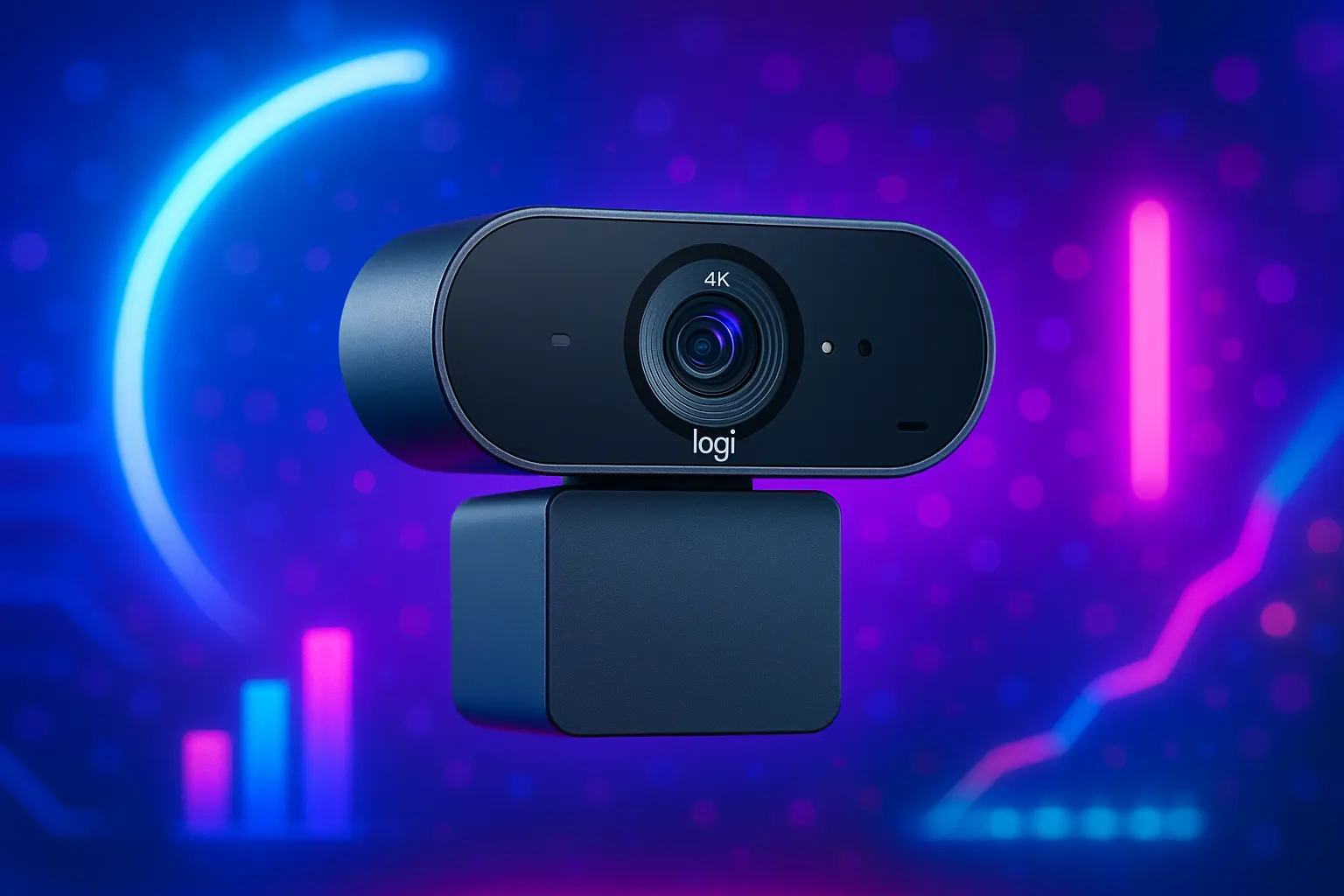 Logitech 4K PRO Magnetic Webcam: imagem cristalina e montagem precisa