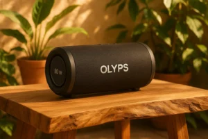 Caixa de Som Bluetooth 80W OLYPS: som potente e portátil