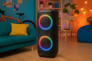 Caixa de Som Torre Double Pulse SP508: potência sonora com versatilidade