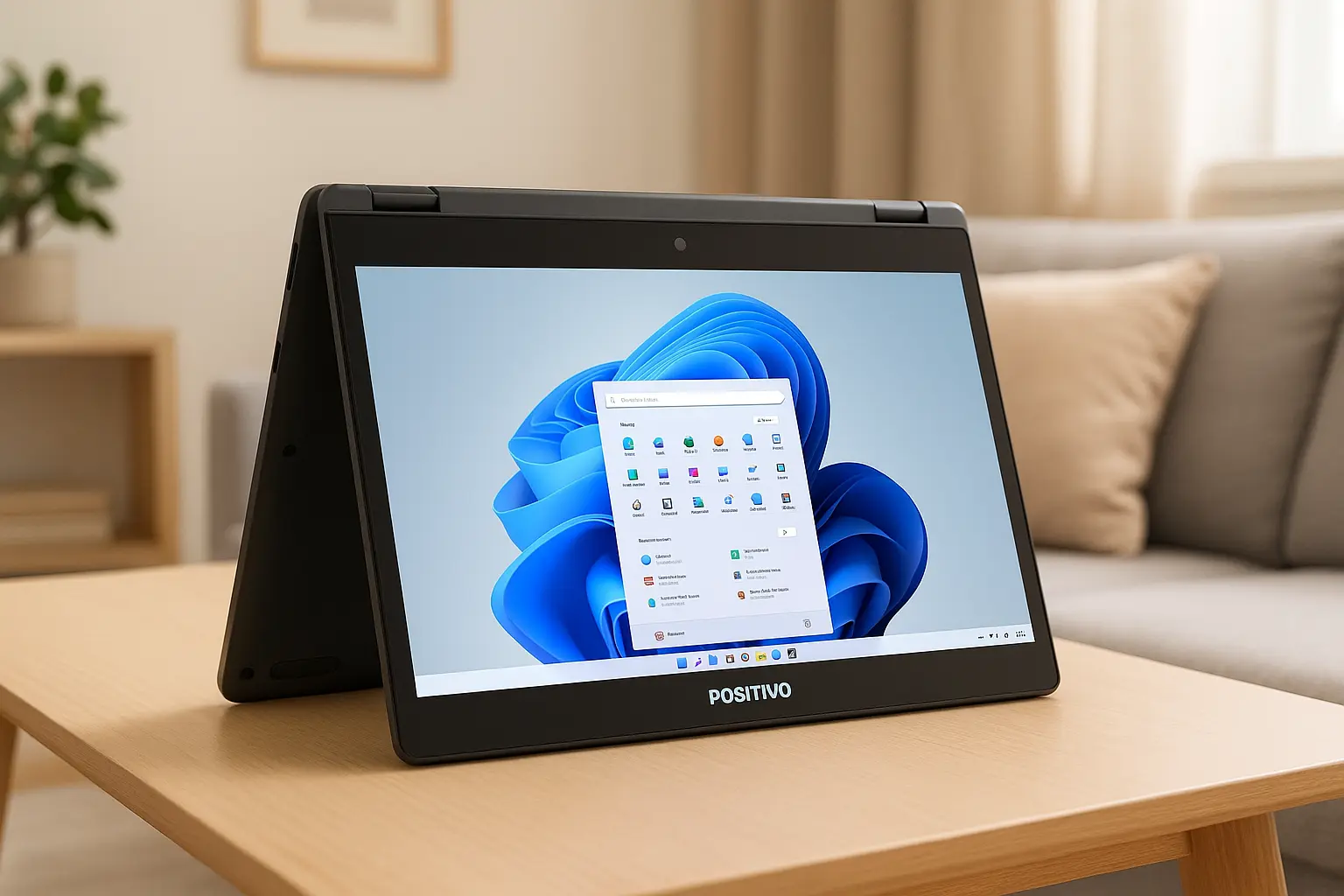 Notebook Positivo Duo C4128B-3: mobilidade com versatilidade 2 em 1