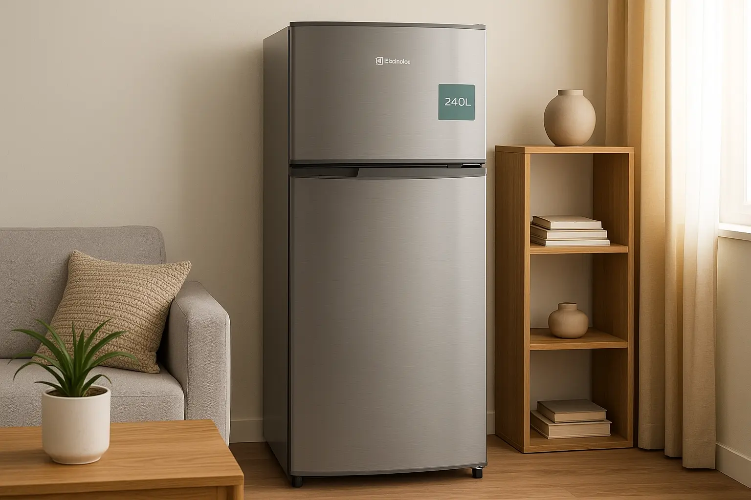 Refrigerador Electrolux 240L: eficiência compacta