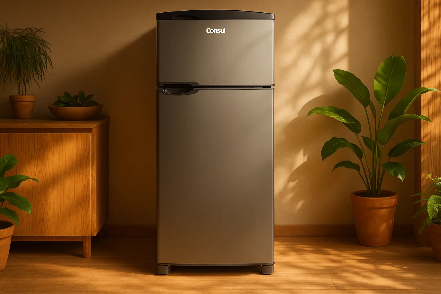 Refrigerador Consul 261L: economia e simplicidade
