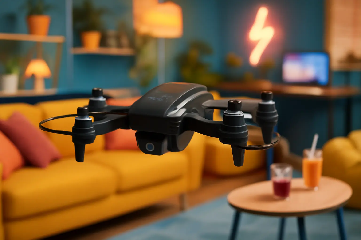 Drone com Câmera 1080P: Perfeito para Iniciantes e Crianças