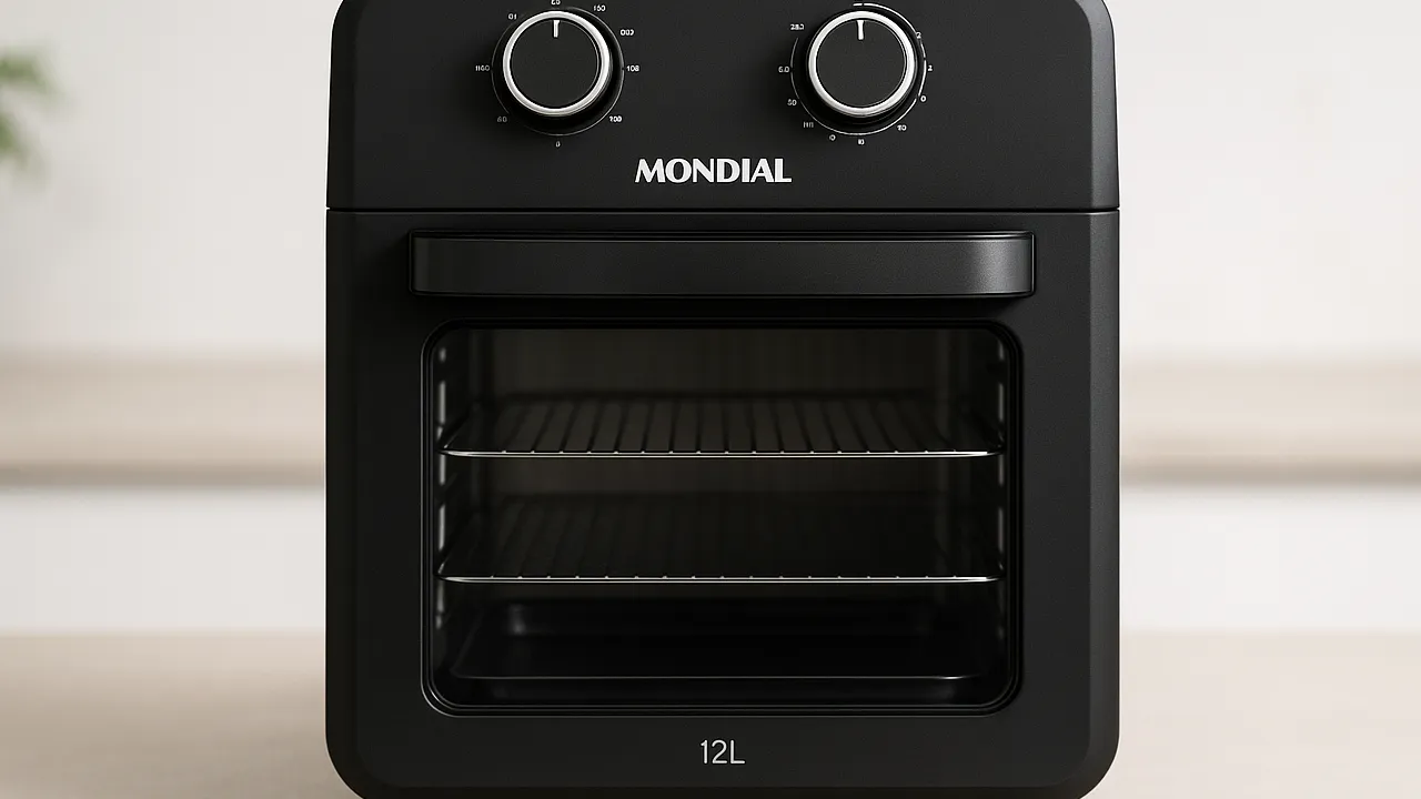 5 Melhores Air Fryer Mondial Forno Oven AFON-12L Preta 12L