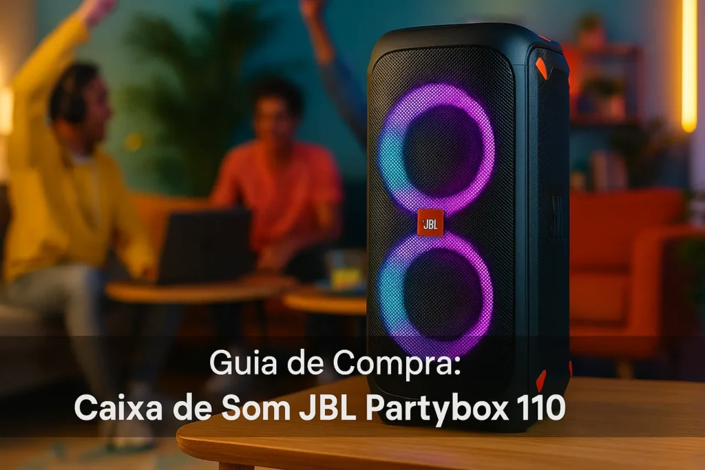 5 Melhores Caixa de Som JBL PartyBox 110 com Custo-Benefício Imbatível