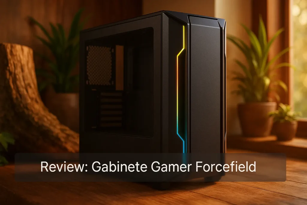 Gabinete Gamer Forcefield: estilo e desempenho