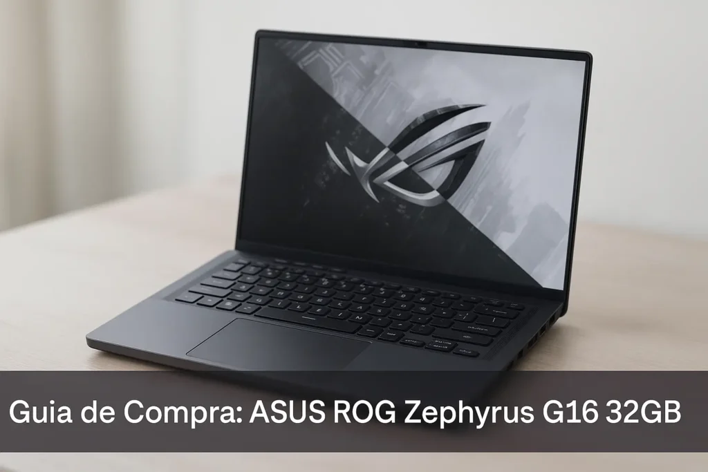 5 ASUS ROG Zephyrus G16 32GB com Desempenho Extremo
