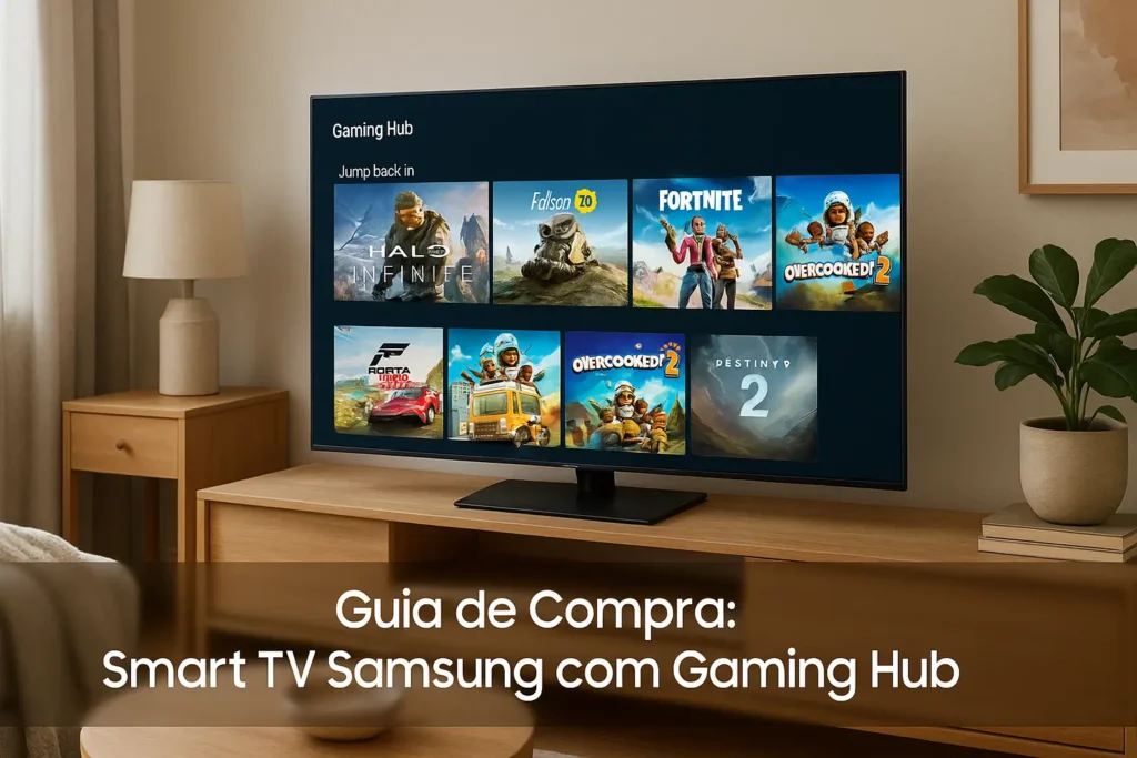 Guia de Compra: 5 Melhores Smart TVs Samsung com Gaming Hub