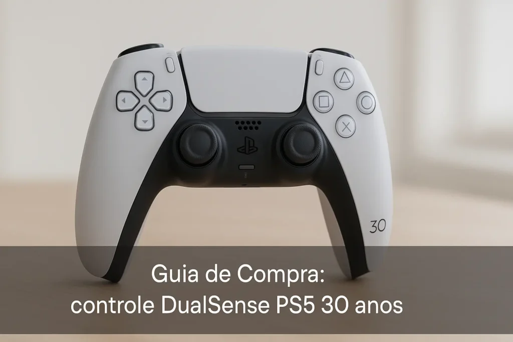 5 Melhores Controle DualSense PS5 30 Anos para Comprar