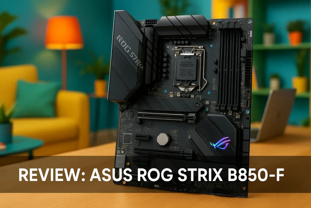ASUS ROG Strix B850-F: potência e conectividade