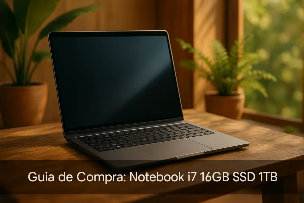 5 Melhores Notebook i7 16GB SSD 1TB com Garantia e Suporte no Brasil