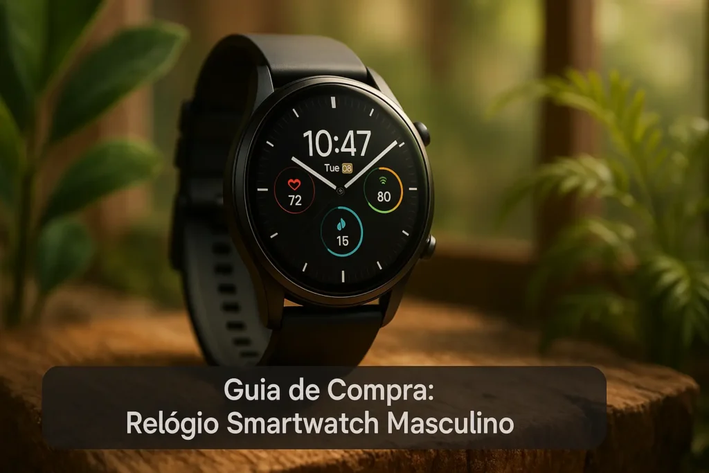 5 Melhores Relógios Smartwatch Masculino com Custo-Benefício Imbatível
