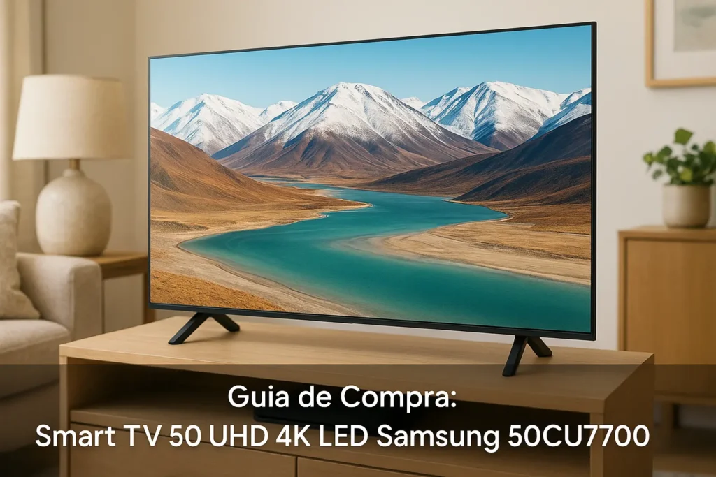 5 Melhores Smart TV 50 UHD 4K LED Samsung 50CU7700