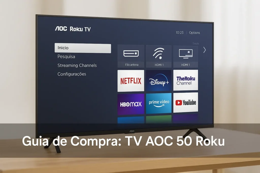Guia de Compra: 5 Melhores TV AOC 50 Roku para 2025