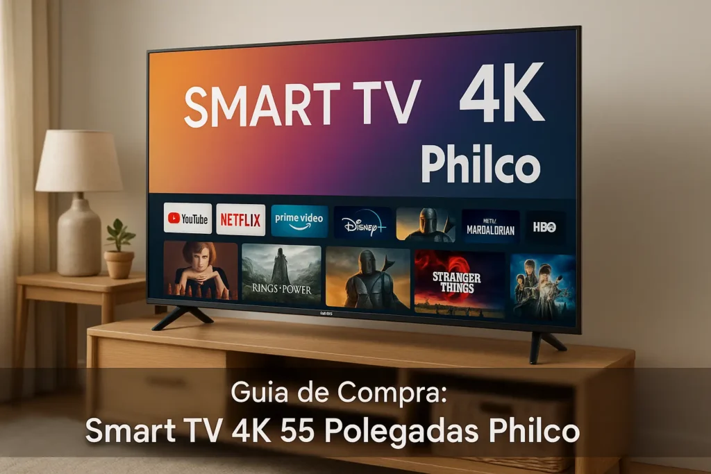 5 Melhores Smart TVs 4K 55 Polegadas Philco em 2025