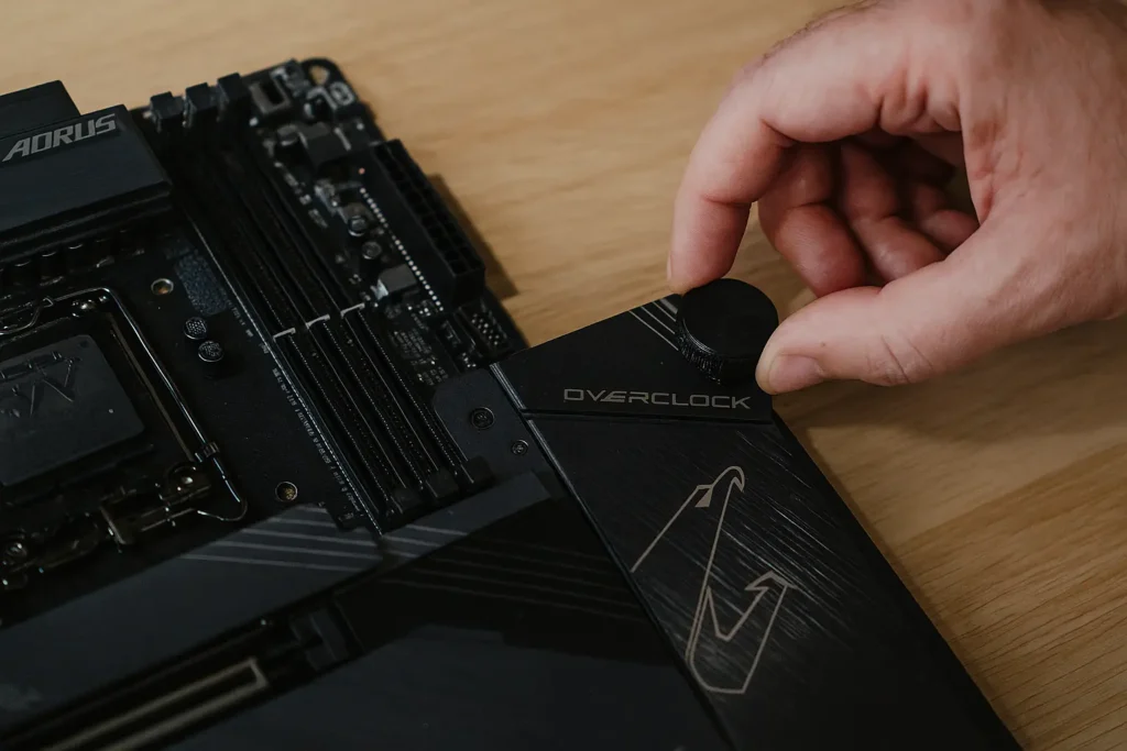 Foto real Placa Mãe Gigabyte AORUS MASTER