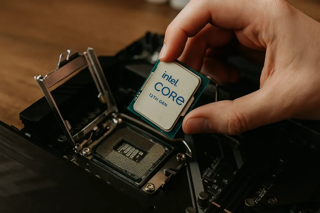 Foto real Processador Intel Core i7
