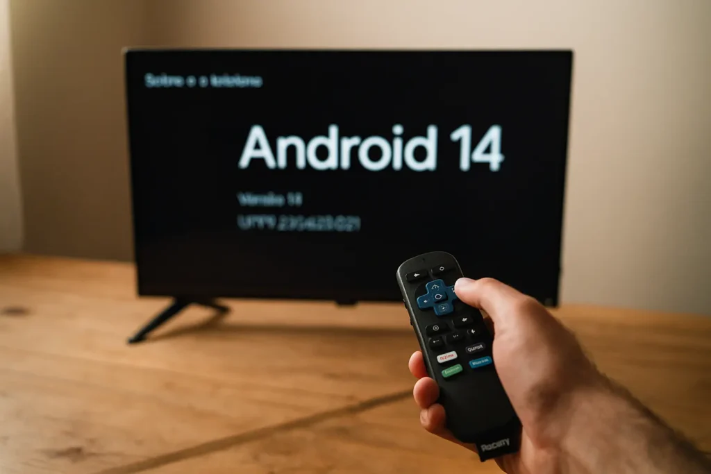 Foto real Smart TV AOC