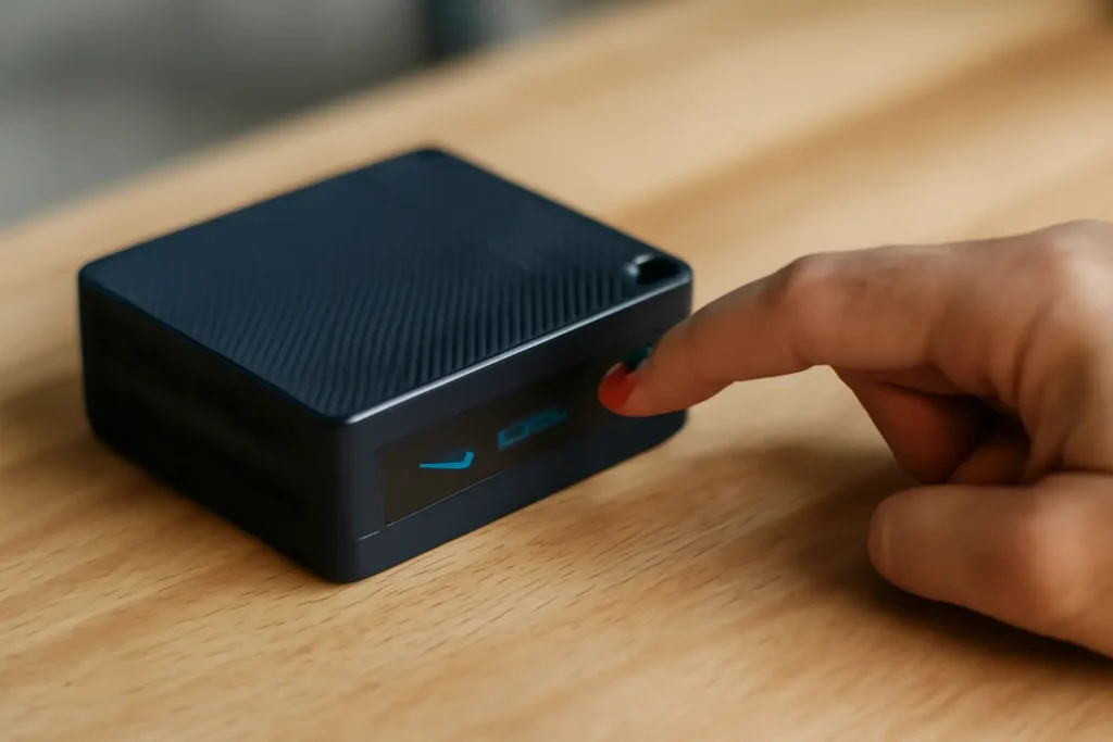 Detalhe real Beelink Mini PC S13