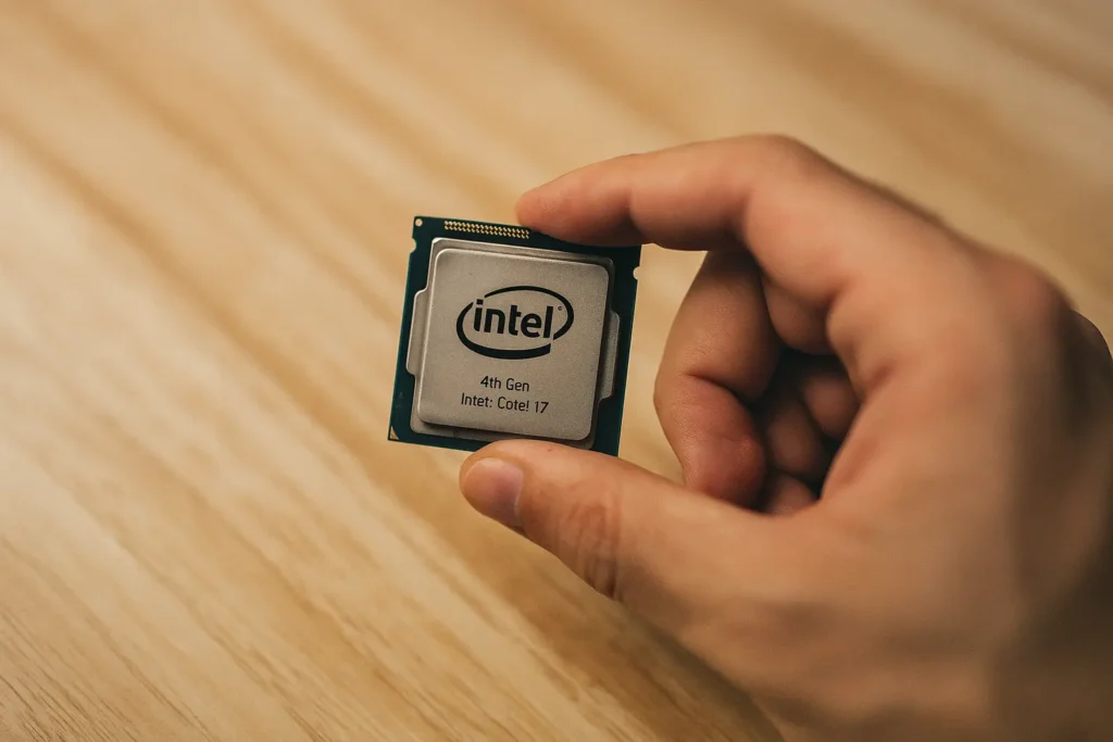 Close-up Intel Core i7 4770K