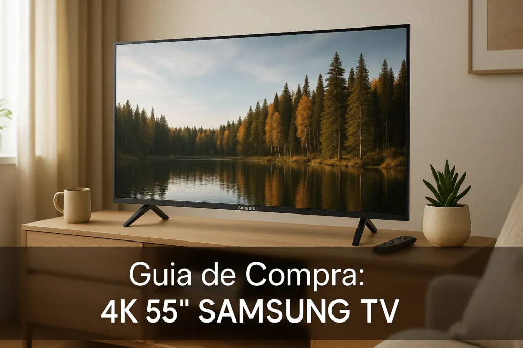 Guia de Compra: 5 Melhores 4K 55 Samsung TV com Estoque no Brasil