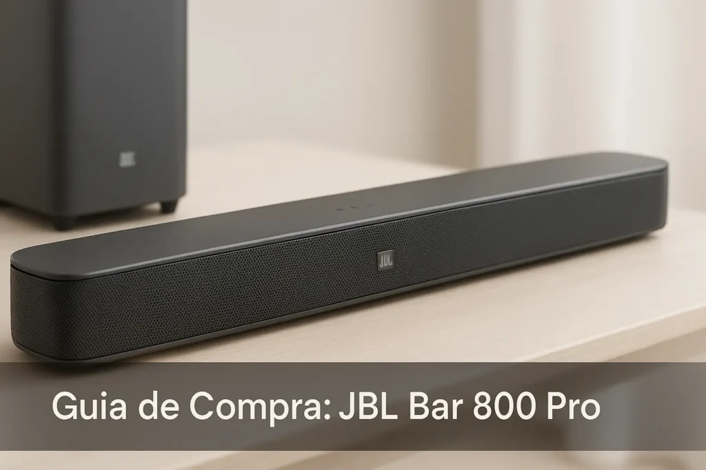 5 Melhores JBL Soundbar Bar 800 Pro 360W 5.1.2 Canais com Garantia e Suporte no Brasil