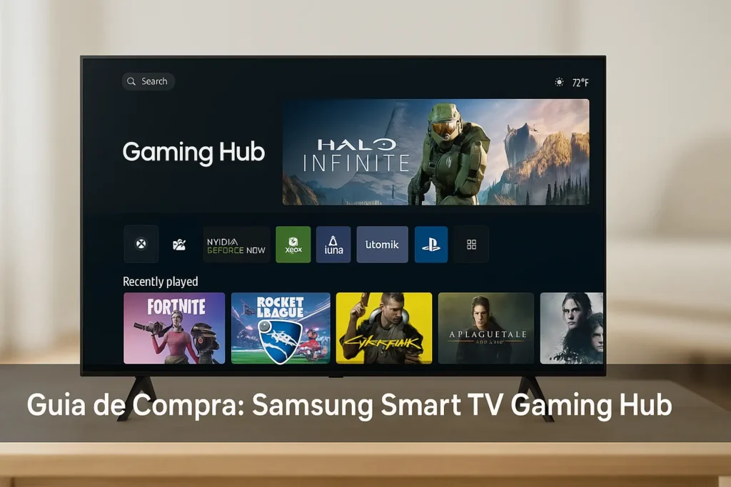 Guia de Compra: 5 Melhores Samsung Smart TVs com Gaming Hub
