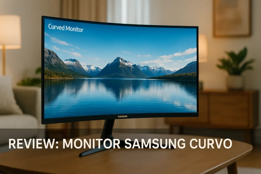 Samsung Curvo 23.5": análise completa e sem filtros