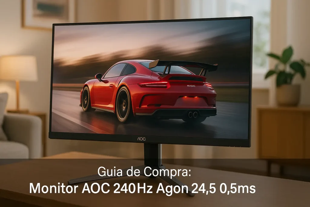 5 Melhores Monitores AOC 240Hz 0.5ms para Gamers em 2025