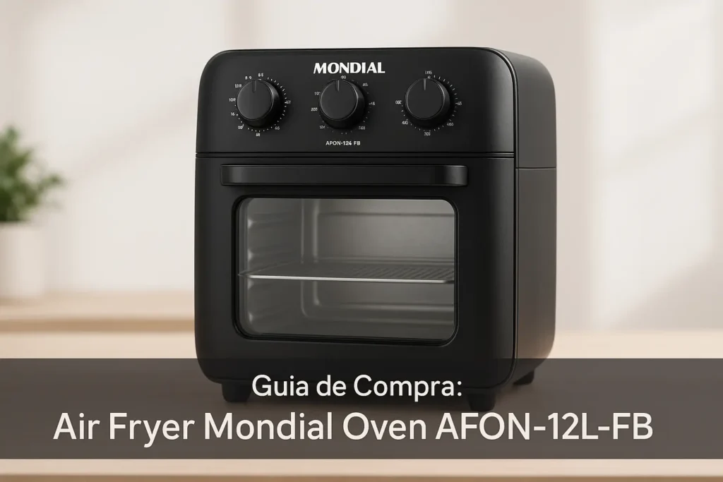 5 Melhores Air Fryer Mondial Forno Oven AFON-12L Preta 12L