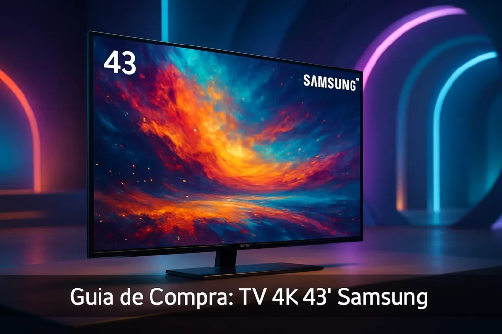 Guia de Compra: 5 Melhores TV 4K 43 Samsung para 2025