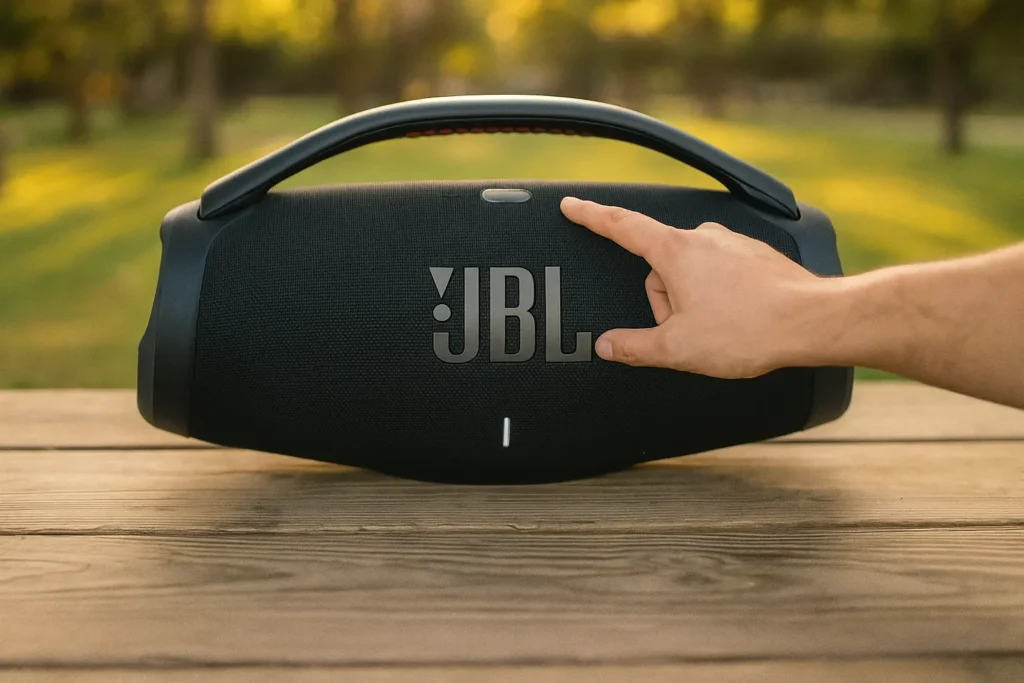 Foto real do JBL Boombox 3