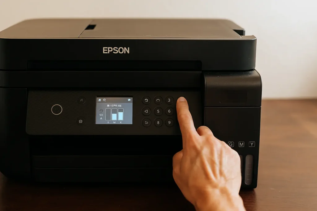 Foto real do Multifuncional Epson EcoTank L6270