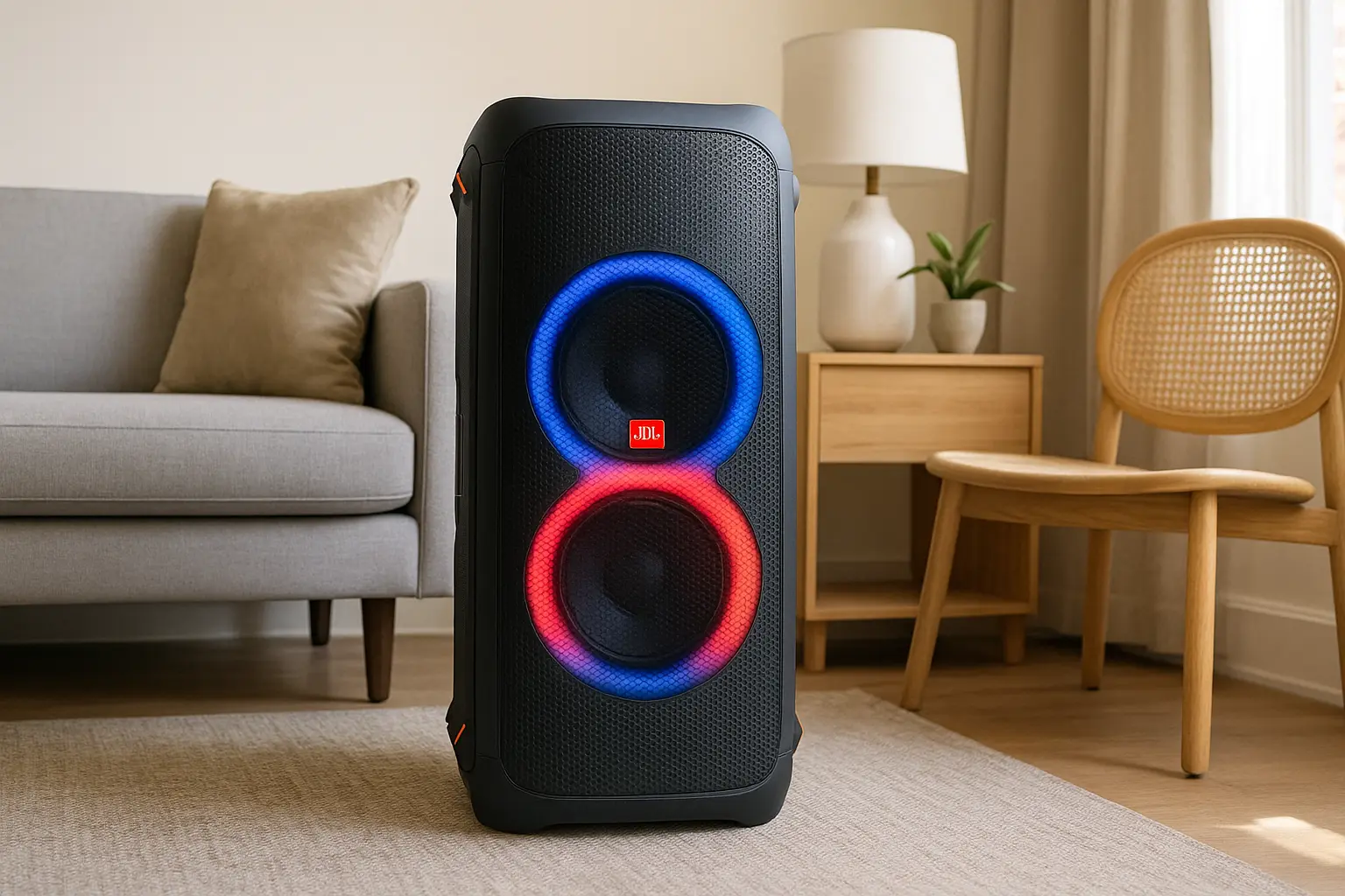 6 caixas de som JBL PartyBox com design premium por preço justo