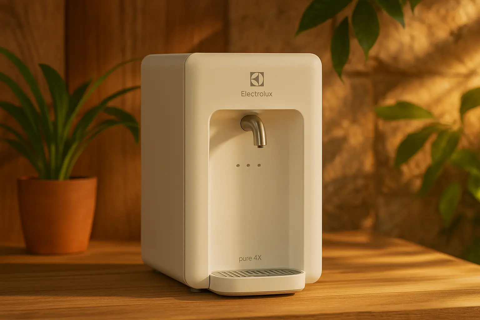 6 purificadores de água Pure 4x Electrolux com design premium por preço justo