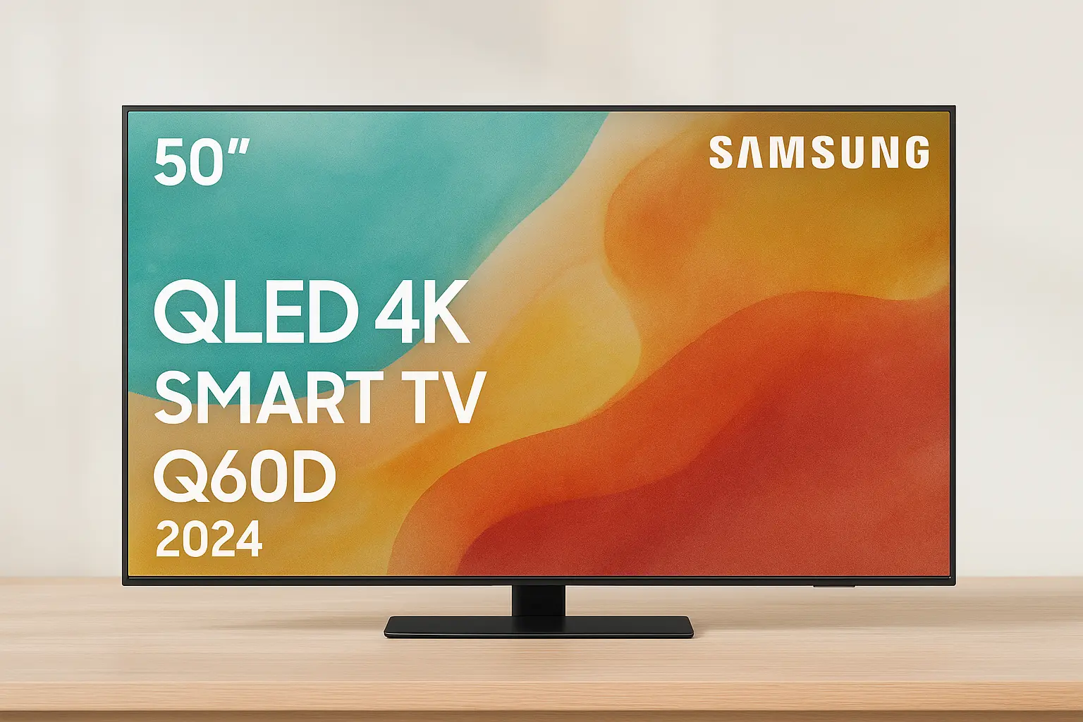 Samsung Smart TV 50 QLED 4K Q60D 2024 bons até R$3.800 com tecnologia de ponta