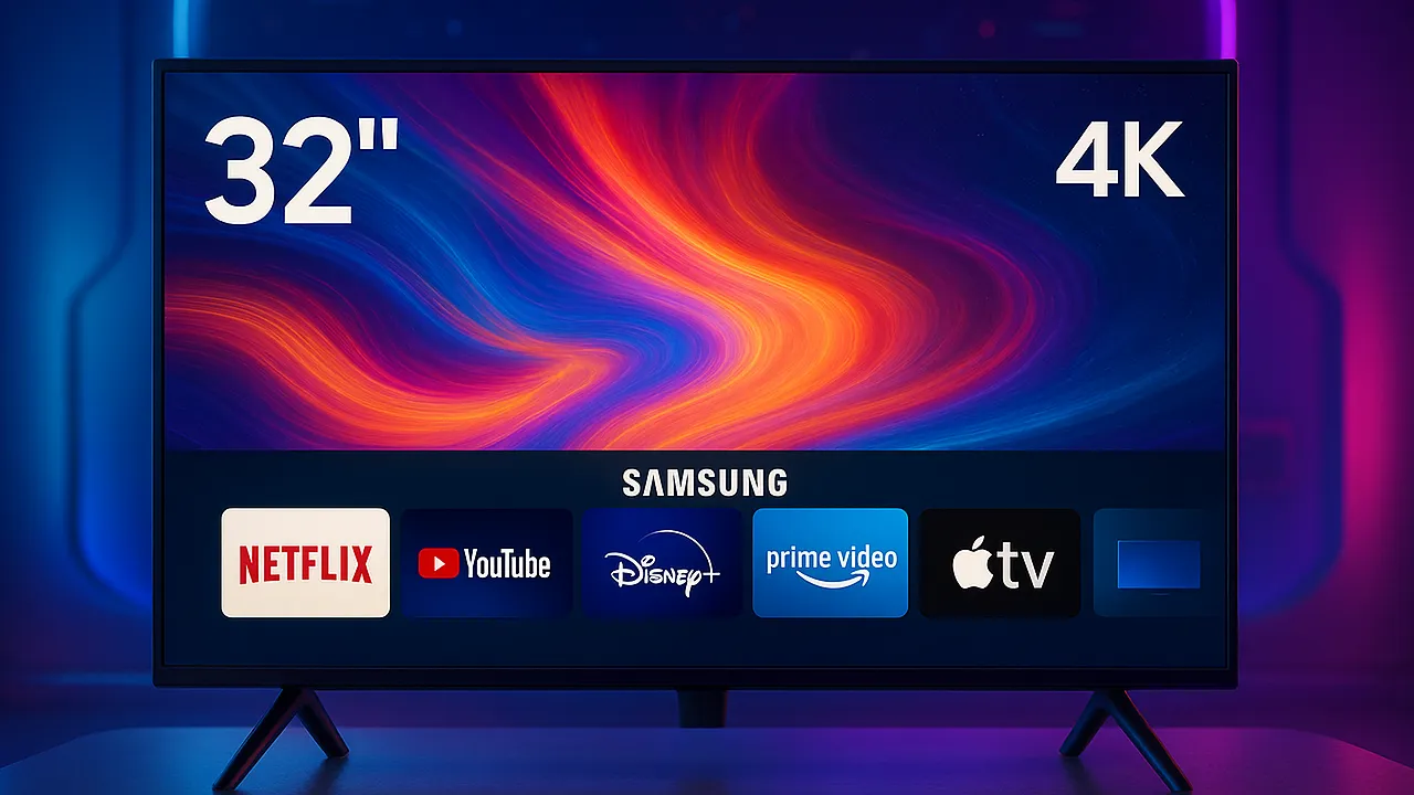 5 Melhores Smart TVs 32 Polegadas 4K Samsung Menor Preço