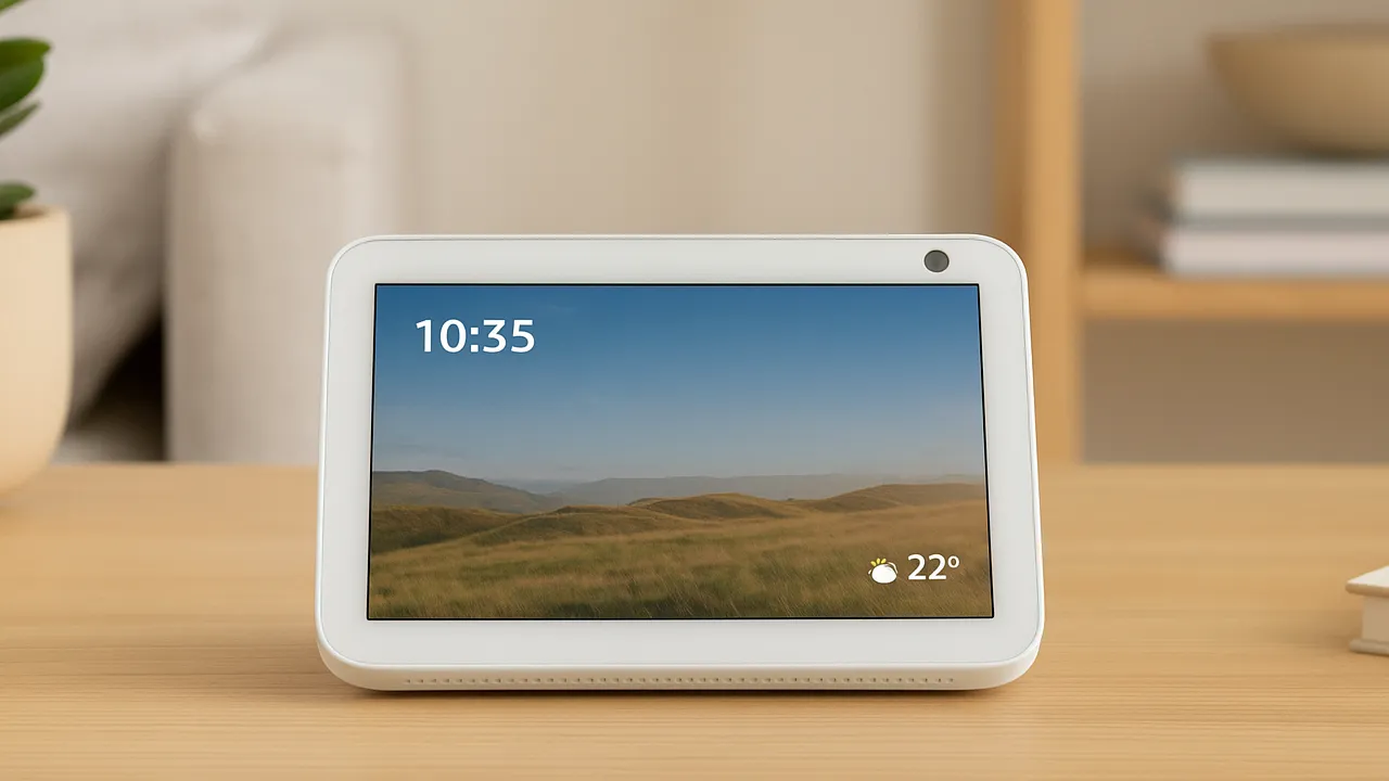 6 novo Echo Show 8 branca: tecnologia e praticidade com desconto na Amazon