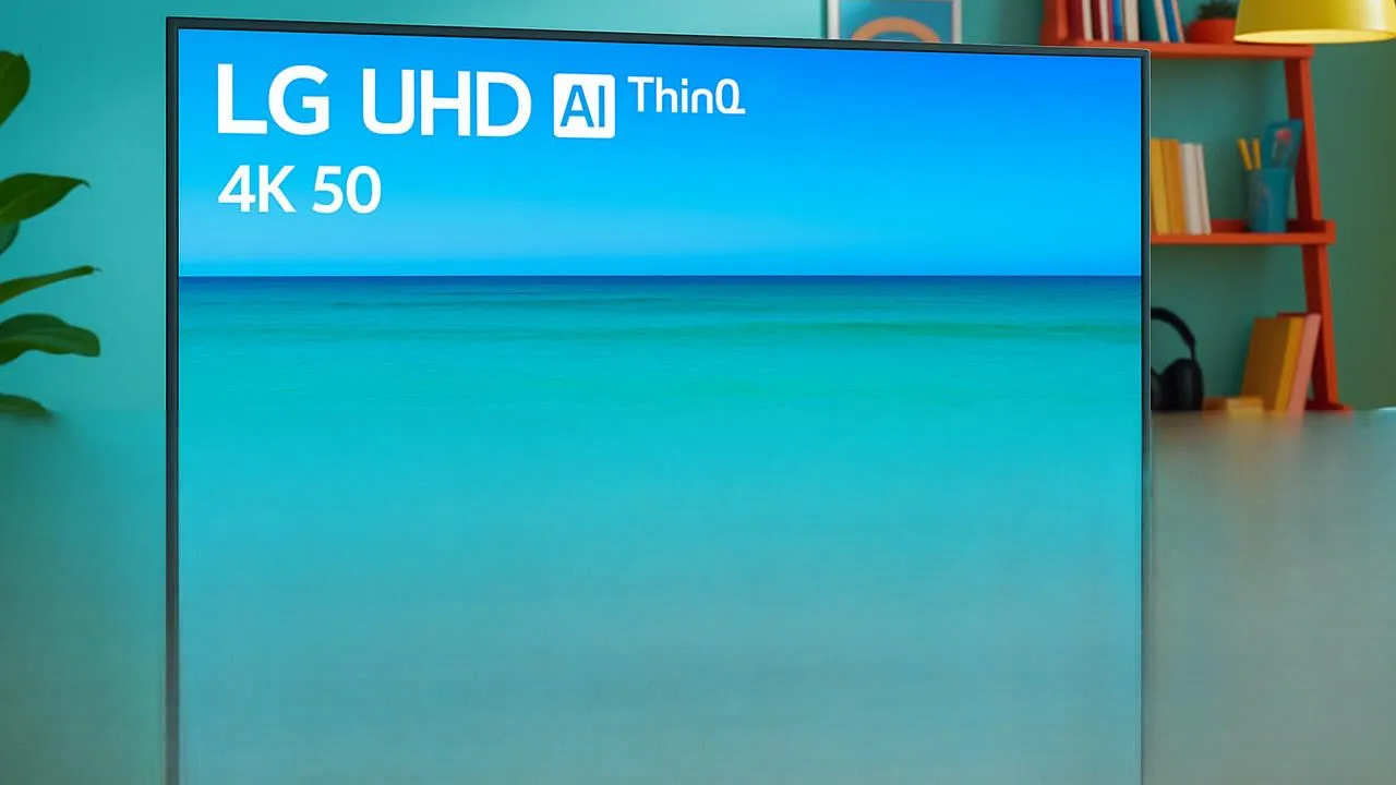 Melhor smart TV 50 4K LG UHD com inteligência ThinQ AI