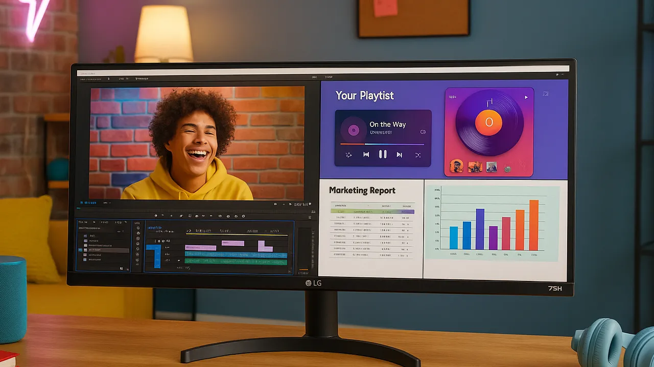 Custo‑benefício: 6 monitor LG ultrawide 29 75Hz por menos de R$2.000