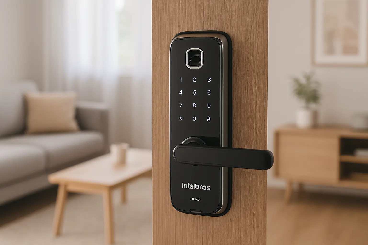 6 fechaduras digitais Intelbras com suporte VIP e garantia extra
