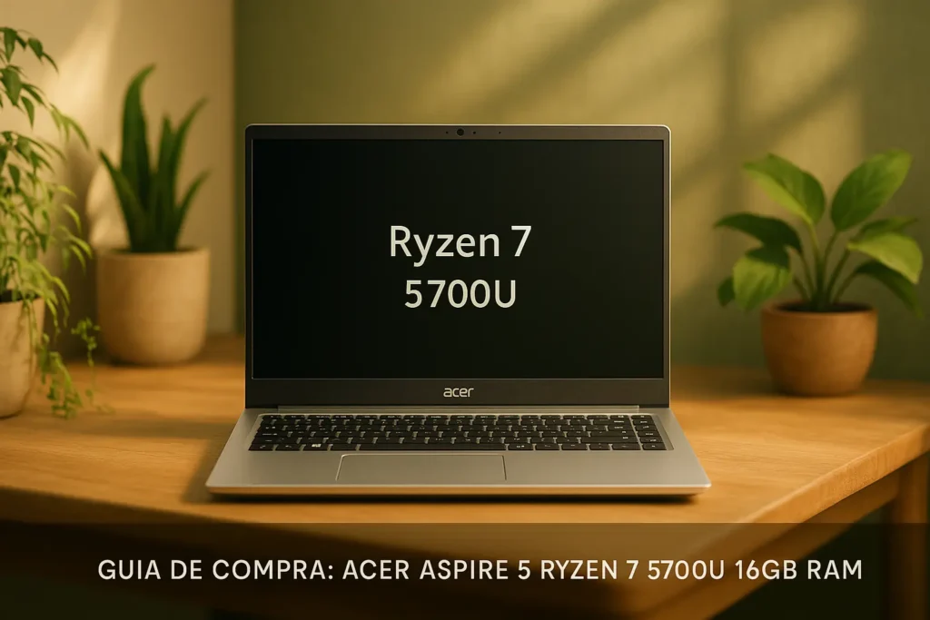 Guia de Compra: 5 Melhores Acer Aspire 5 Ryzen 7 5700U 16GB RAM